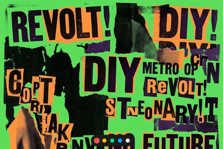 penempatan typografi